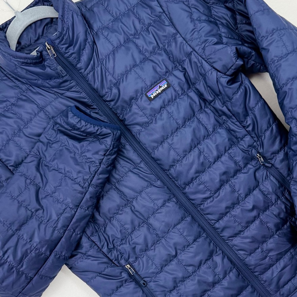 Patagonia Nano Puff Jacket Mens Small Blue 84212 Quilted Puffer NWOT